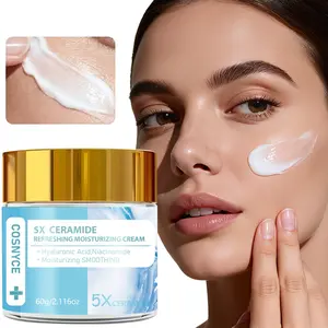 Cosnyce Refreshing Hydrating Cream, Hyaluronic Acid, Carbomer, Caffeine, Moisture Boost, Skincare, Facial Care