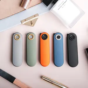 Vosteed Corgi V Knife 2.36" 14C28N Black Stonewash Blade, Aluminum Handle, Front Flipper & Wheeler Opener - Vanchor Lock, Compact EDC Folding Knife for Office & Travel