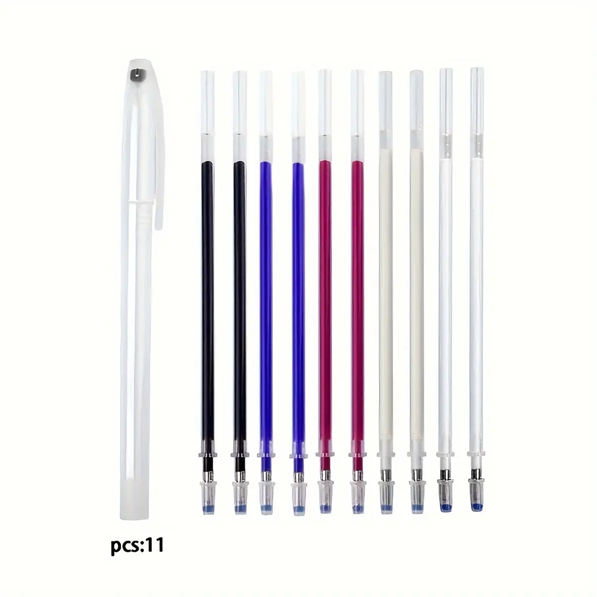 10pcs Heat Transfer Fabric Markers - High-Temperature Disappearing Ink for Sewing, Crafting, and Designing on, Fabric, and More, Crafting Supplies | Vibrant Colors | Durable Markers, Fabric Markers, Sewing Supplies Crafts