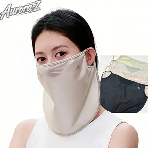 2/4PCS Summer Breathable Face Mask Set, UV Protection Face & Neck Sun Shield, Comfortable Ear Loops High Elasticity No Tight Fit, Windproof Sun-Shielding Luxury Mask for Outdoor Cycling Sports Hiking Driving Daily Wear