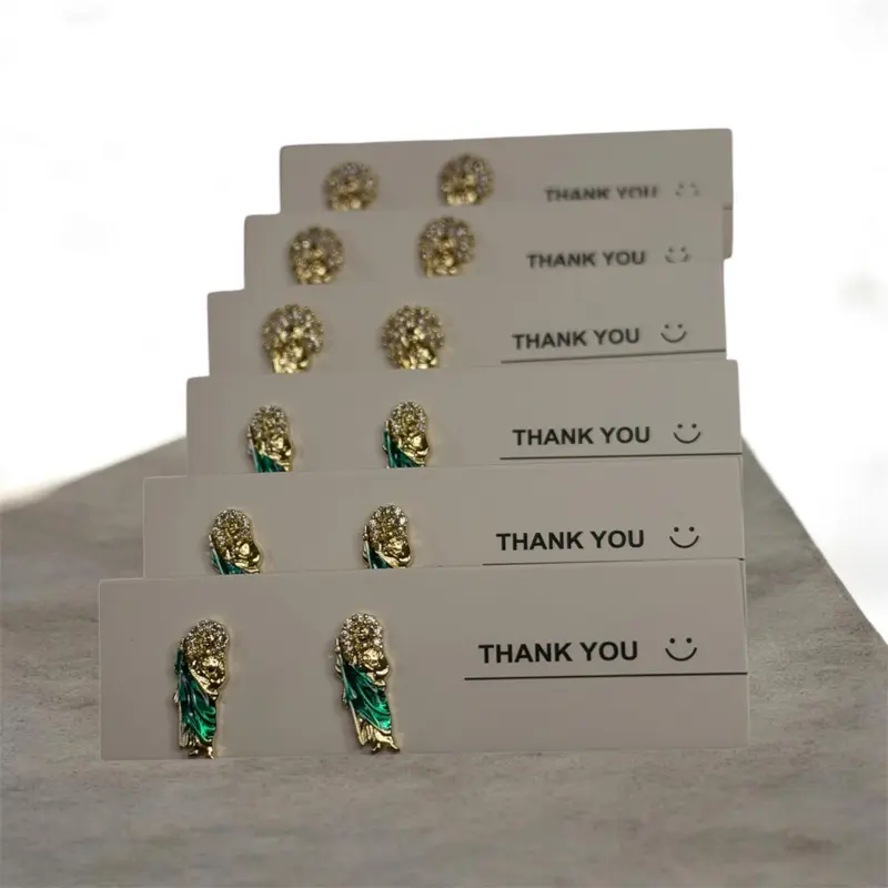 Gold-Filled St. Jude Stud Earrings for Men & Women, Classic Religious Jewelry, Ideal for Daily Wear & Church Gifts, Spiritual Jewelry, Unisex, Casual, Small