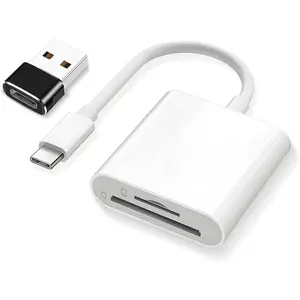 SD Card Reader for  15/16/17, USB C to SD Memory Card Adapter for iPad, Digital Camera Adapter ,Supports SD and TF Card for iPad,Plug and Play No App Required