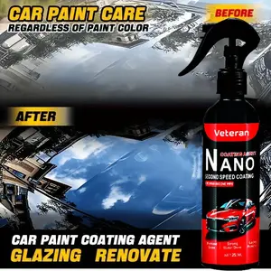 250ML Car Coating Agent Nano Paint Care Spray, Professional Auto Detailing Supplies, Car Paint Polishing, Durable Protection & Shine Enhancer