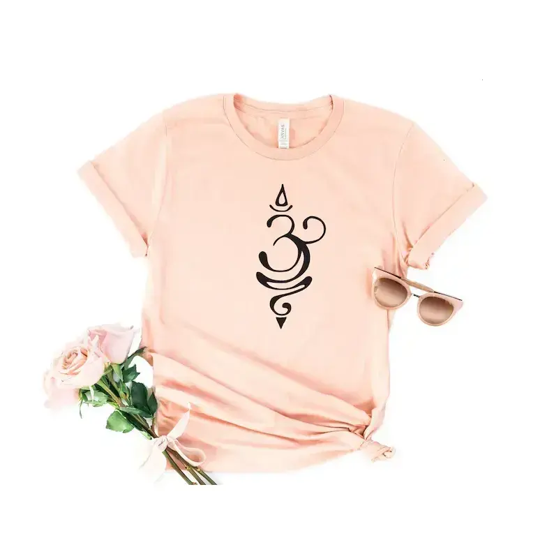 Sanskrit Breathe Symbol Shirt, Yoga Shirt, Gift For Yogi, Yoga Lover Gift, Minimalist Shirt, Indian Shirt, Buddhism Shirt, Buddha Shirt