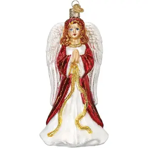 Old World Christmas 10228 Glass Blown Divinity Angel Ornament