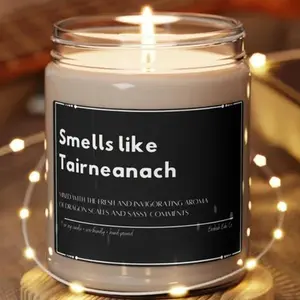 Smells like Tairn Candle, Fourth Wing Iron Flame Gift, Bookish Gift, tairn fan, dragon lover, dragon merch, tairn merch, fantasy fan, fourth wing gift, book lover gift, funny candle