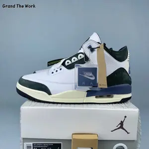Diffused Blue White and blue fashionable classic sports shoes, outdoor running shoes, comfortable basketball shoes