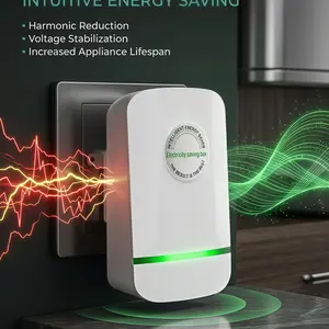 Electricity bill destroyer US-Standard Power Saver — Stabilizes Voltage, Protects Equipment — Plug In and Save