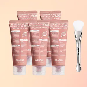 【Dr.UR UR】LUMINOUS YOUTH PLLASPICULE 3OOO COLLAGEN MASK--Pack of 5.