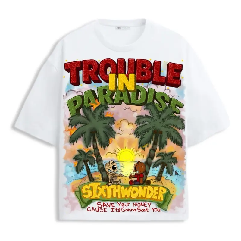 Sixthwonder Trouble In Paradise Tshirt