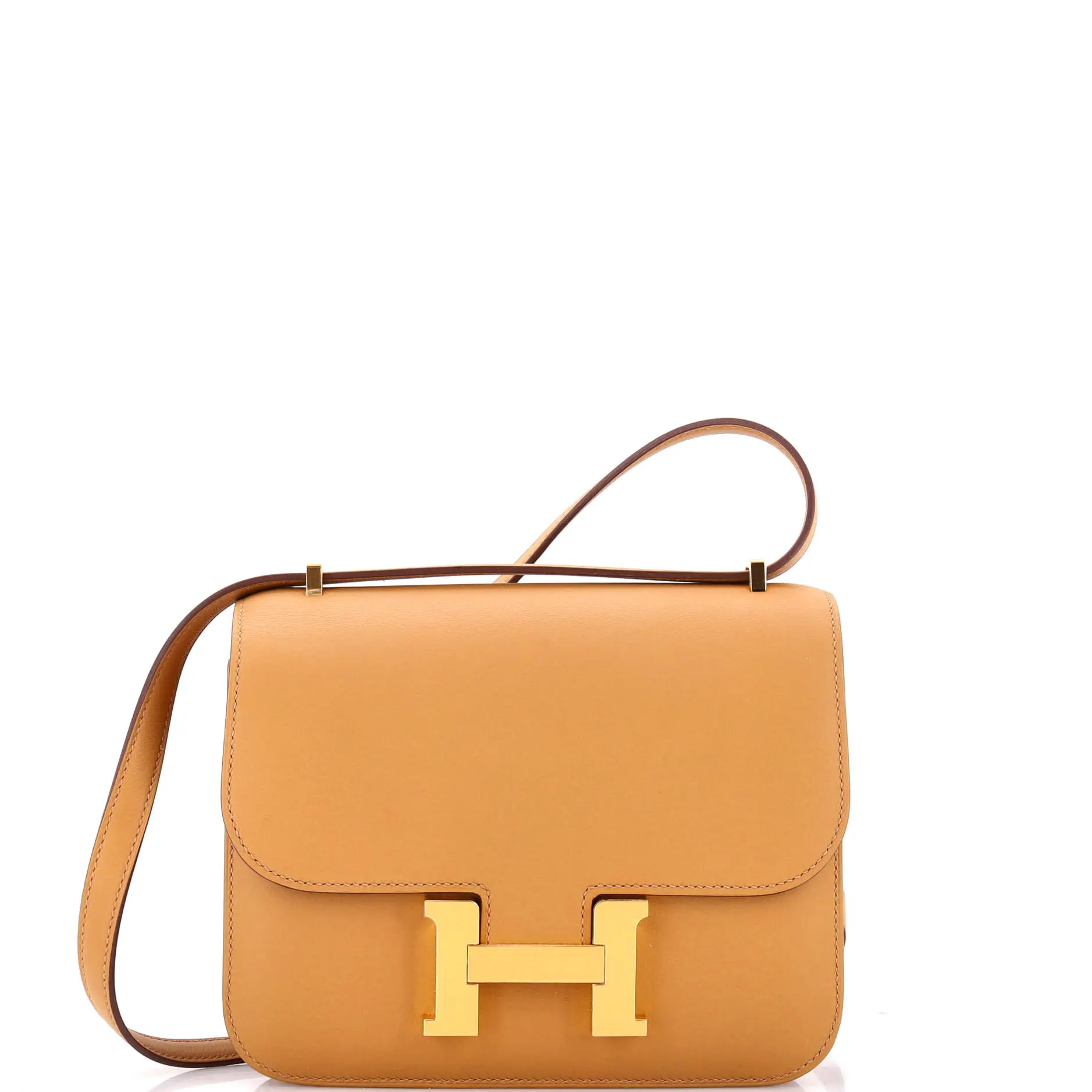 Pre-owned HERMÈS material Messenger Bags Hermes Constance Bag Swift 18 by Rebag