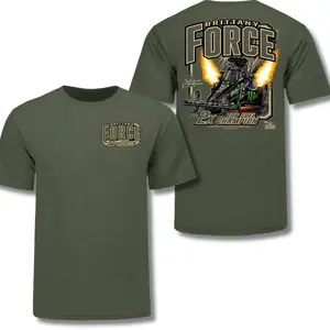 Brittany Force 2X Top Fuel Champion Shirt, Drag Racing Graphic Tee, NHRA Unisex Race Fan T-Shirt for Men and Women