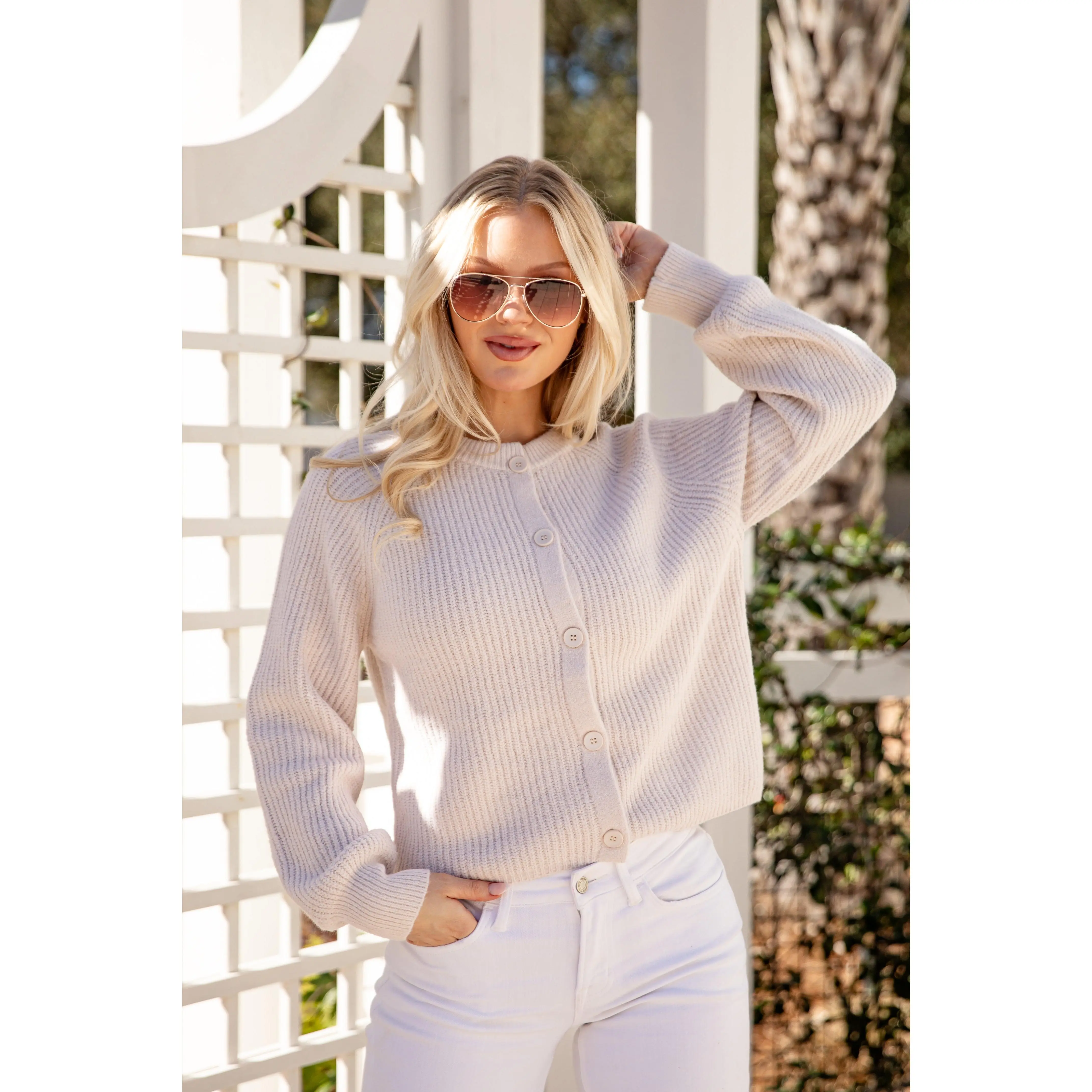 nofaithstudios button sweater - TikTok Shop
