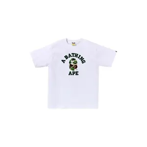 BAPE ABC Camo College Tee (SS25) White/Green (men) by StockX