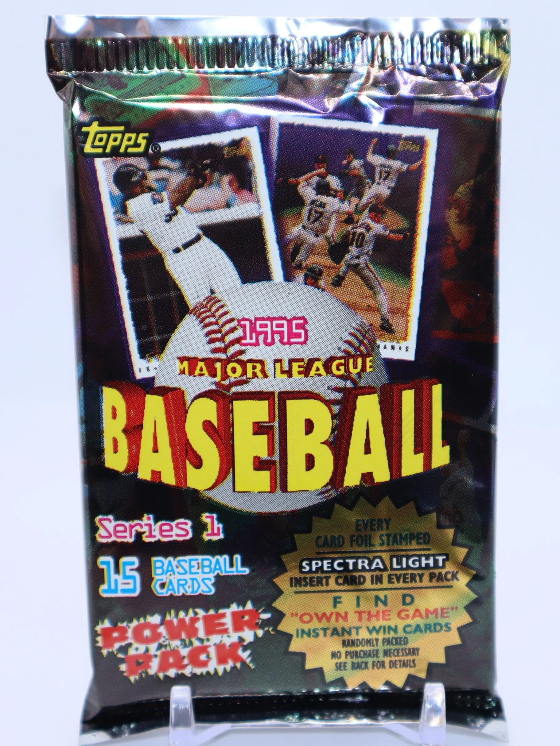 1995 Topps Series 1 Sports Card Set - 15-Card Baseball Trading Pack for Collectors, Card Collecting