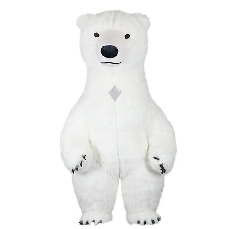 Women's Inflatable Plush Polar Bear Costume Clothes - for Halloween, Themed Parties, Marketing Campaigns; Cosplay Outfit for Special Events Womenswear Winter