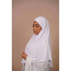 Ivory Veil Luxury Crystal Hemp Khimar