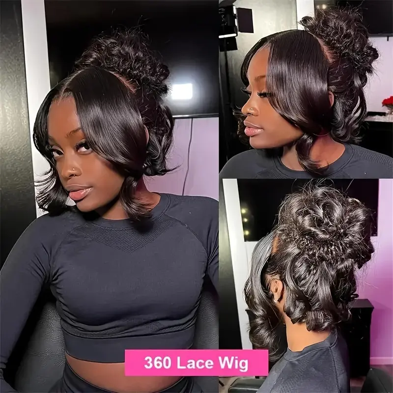 MYLOCKME Hair Body Wave 360 Full Lace Front Wigs 100% Human Hair 180% Density With Baby Hair For Women Daily Use Adjustable Strap No Shedding #SummerVibes#tiktokshopspringglowup