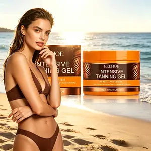 150g Carrot Tanning Repair Gel - Lightweight, Non-Greasy, Fast-Absorbing Body Care Moisturizing Self-Tanning Body Self-Tanner for Daily Beach Sunbathing, Boosts Natural Sun-Kissed Wheat & Bronze Tones, Repairs Skin Without Sticky Residue