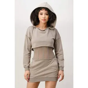 Hilman Hooded Dress Casual Mesh
