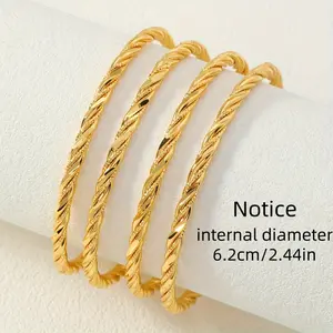 24K Elegant Gold Plated Open Bangle Bracelet,Elegant Minimalist Bangle,Jewellery Accessories,Perfect for Daily Wear,Special Occasions,All Season Fashion Jewelry bracelet stack,valentines gifts for gf