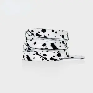 Black Splatter laces