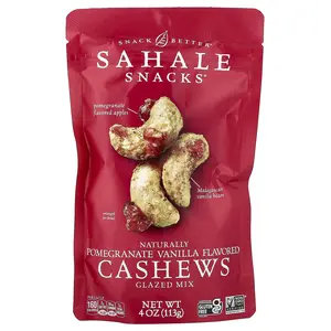 Sahale Snacks Glazed Mix, Pomegranate Vanilla Cashews, 4 oz (113 g)