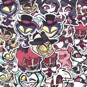 Cartoon Character Pattern Sticker, 80pcs/pack Waterproof Self Adhesive Decor Paper, Decor Sticker for Gift Greeting Card & Water Bottle & Laptop