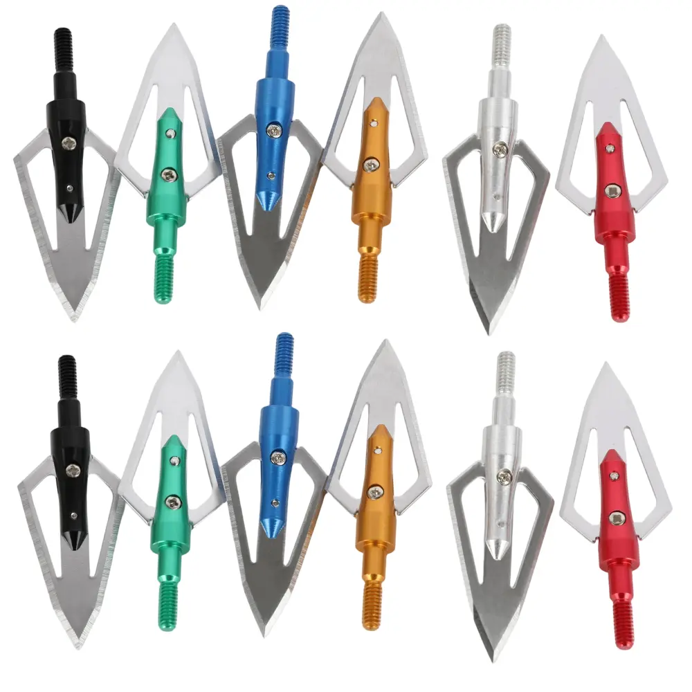 12PCS Archery Arrows, 6 Colors Mixed Target Practice Arrows for Recurve Compound Bow