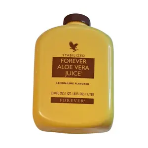 Forever Aloe Vera Juice - 99.7% Pure Inner Leaf Gel, Sugar-Free, Gluten-Free, Supports Digestion & Immune System, Lemon-Lime Flavored, 1 Liter, Aseptic Processing