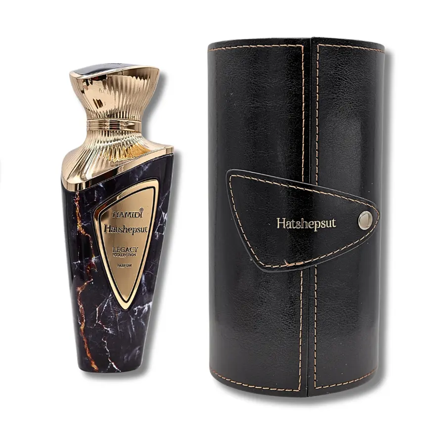 HAMIDI LEGACY Hatshepsut Aromatic Greens-Woody Liquid Eau de Parfum for Men, Adults - 3.4 fl oz, with Citrus, Musk Notes (3-3.9 fl oz Fragrance), Fruity, 3 To 3.9 Fl Oz