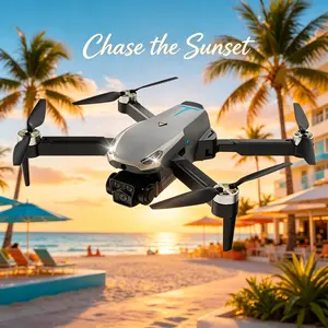 2026 Upgraded M8 Pro GPS Drone: 360° Stunt Roll Function, 4K UHD EIS Camera, 5G WiFi FPV, Brushless Motors, Optical Flow Hover, Obstacle Avoidance, Auto Return, 2 Batteries for Long Flight
