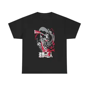 Blade of Vengeance: Titan Warrior Graphic, Anime Action Illustration, T-Shirt For Men Women, Tee