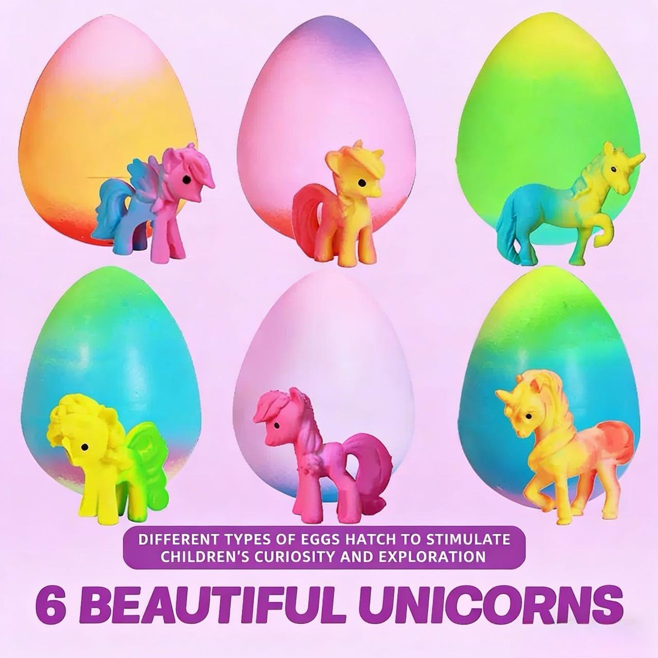 6 Pack Hatching Growing Unicorn Eggs Rainbow Colorful Eggs with 6 Unique Unicorns for Safe Fun & Magical Transformation – Perfect for Christmas & Birthday Gifts, Great for Outdoor Play in Gardens, Backyards, Pools & Parties 6 Pack Hatching Growing Unicorn Eggs Rainbow Colorful Eggs with 6 Unique Unicorns for Safe Fun & Magical Transformation – Perfect for Christmas & Birthday Gifts, Great for Outdoor Play in Gardens, Backyards, Pools & Parties