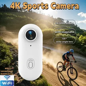 4K Thumb Camera WiFi Body Cam, Motorcycle Camera, 32GB SD Card, Outdoor Sports Camera, Video Recorder, Supports 4K Recording, Ideal for Cycling and Hiking