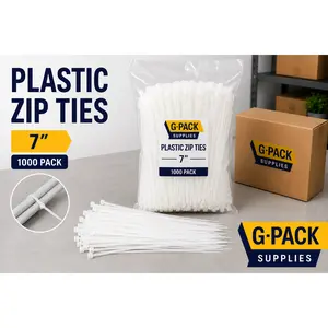 Plastic Ties 7" 1000/pack
