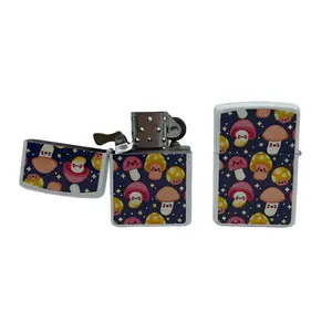 flip top lighter. cute mushroom photo lighters. both sides photo lighter. Camping outdoor lighter