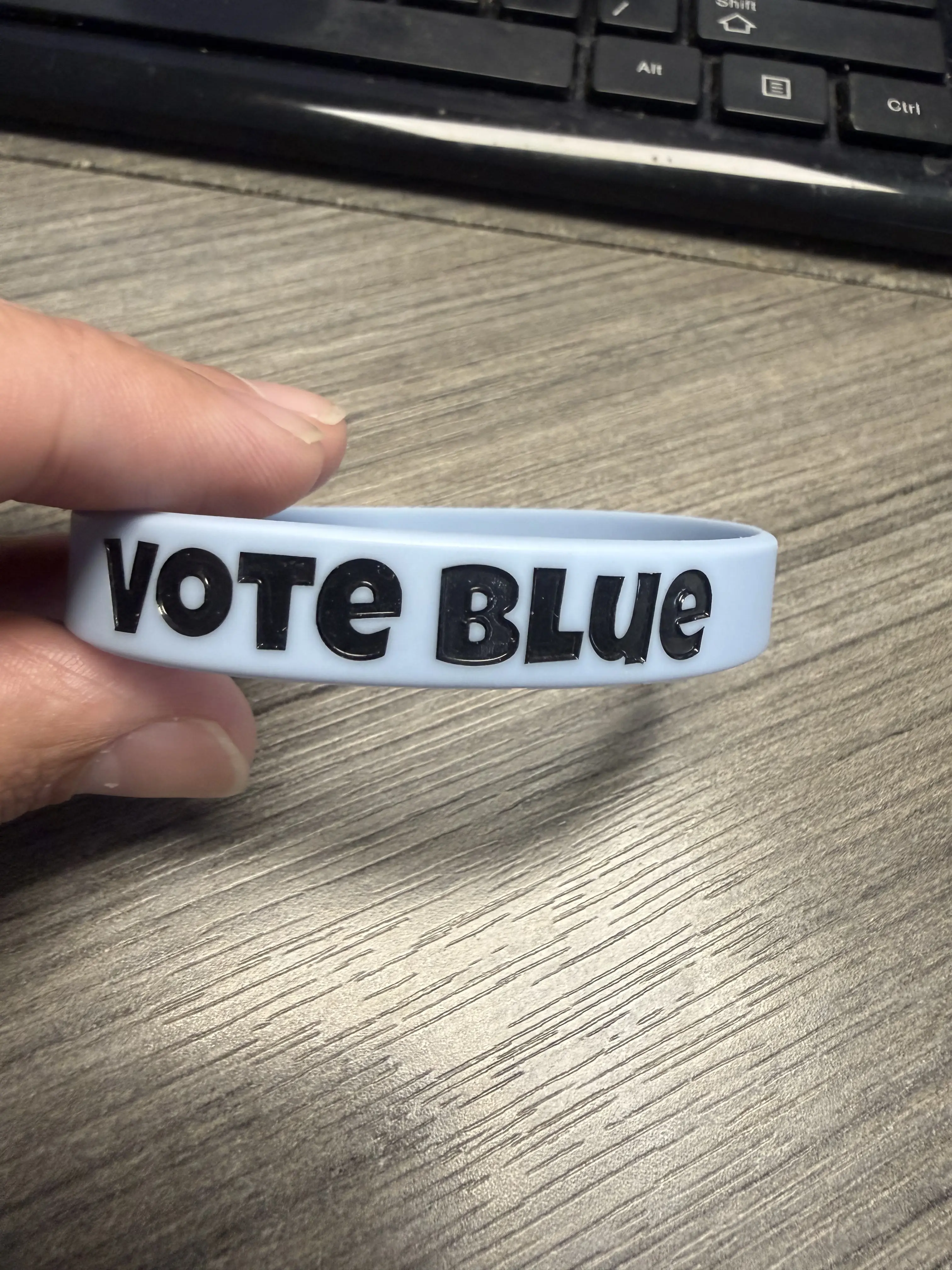 Vote Blue Midterms 2026 Quality Silicone Bracelets
