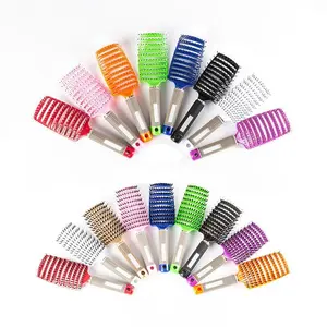 [Random color]  DWY Wet Dry Detangler Hair BrushesVented Detangling Brush, Fast DryingStyling Massage Hairbrush for Women