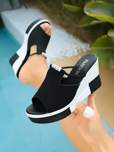 2026 New Fashion Wedge Sandals for Women, Wedge Heel Summer Thick Sole Open-Toe Platform Sandal Daily Walking Commute Shoes, Comfortable and Stylish Footwear