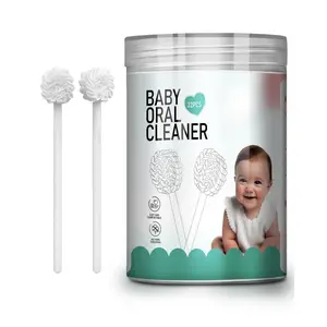 Upgraded 32PCS Baby Tongue Cleaner, Disposable Newborn Toothbrush & Oral Cleaning Stick, Gauze Gum Cleaner for Infant Dental Care, 0–36 Months Baby Mouth Wipes