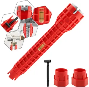8-in-1 Multi-functional Sink Bathroom Wrench for Home Water Pipes Faucets Sink Bins & Angle Valves Repair Disassembly Tool plumbing installation