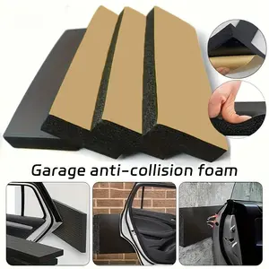 4pcs Foam Car Door Protectors, Garage Wall & Door Anti-Collision Pads, Easy Install, Vehicle Door Edge Anti-Scratch Protection