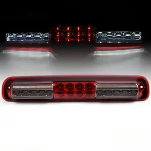 Fit For 1999-2006 Chevy Silverado 2500 HD Red/Smoke Lens 3rd Brake Tail Light