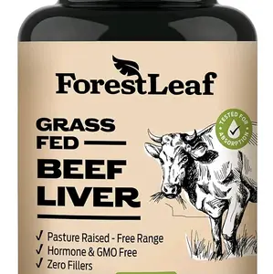 Grass Fed Beef Liver Capsules, 3000mg Per Serving, Freeze Dried Supplement for Immunity, Digestion, and Natural Iron - 180 Caps Healthcare Dietary Fitness Edible Optimum Bathroom