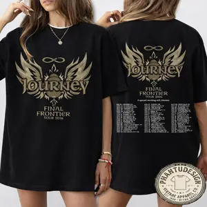 Comfort Colors Journey Tour Shirt, Final Frontier 2026 Vintage Rock Tee