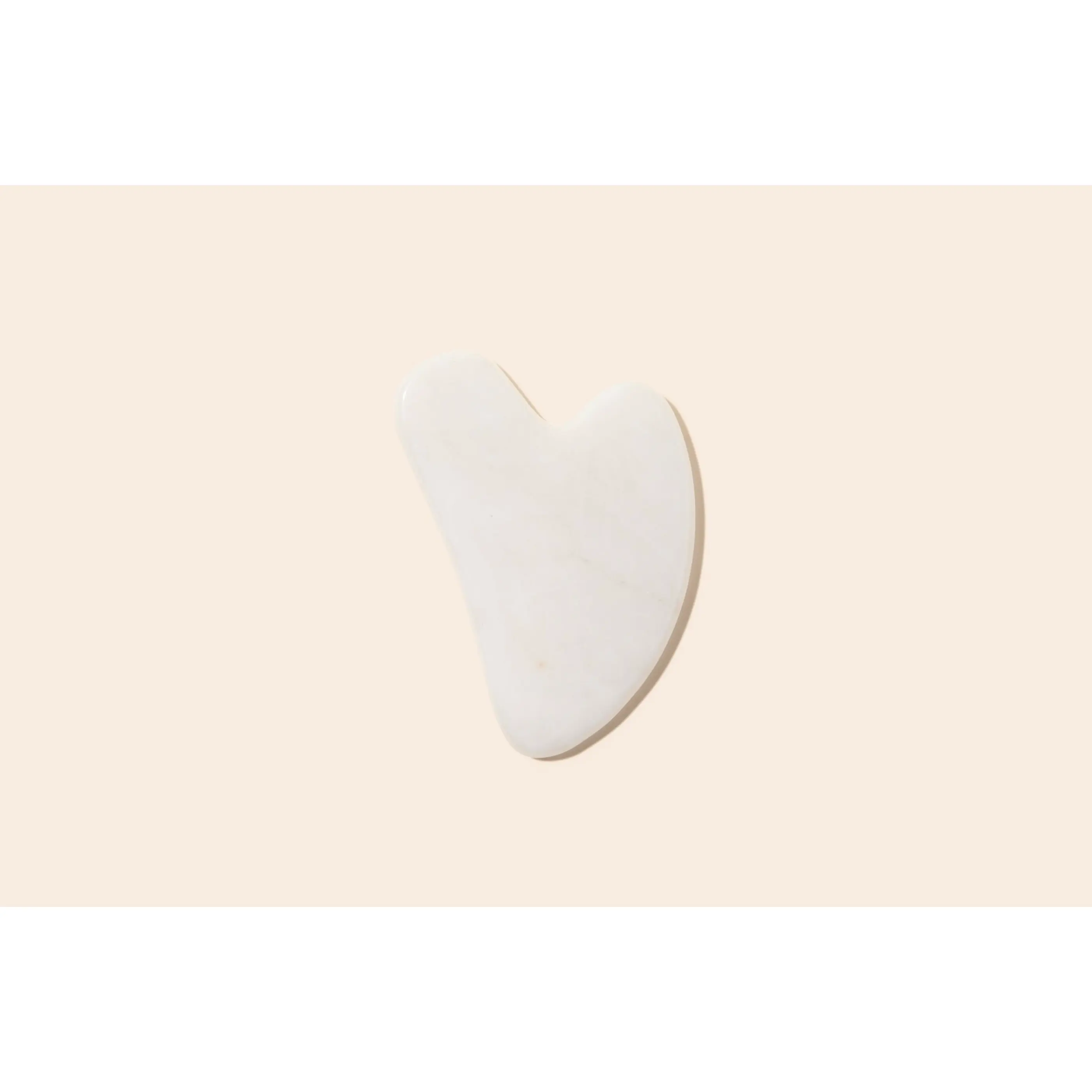 Gua Sha Stone | Natural White Jade | Muse Ever After