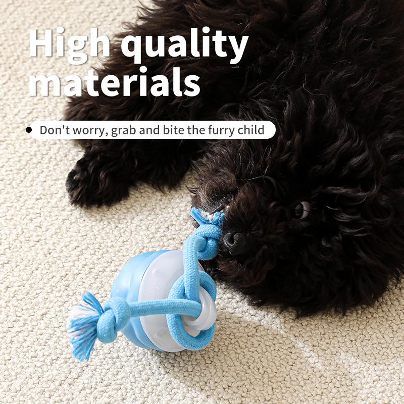 Interactive Dog Toys with Motion Activated, Squeaky Dog Toy Active Rolling Ball, Ball for Daily Training,Used for small dogs and cats , pet accessories, cute pet toys(2.95*2.95*4.33inch)