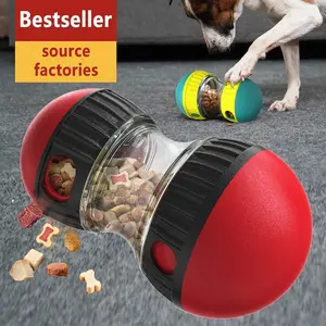 Foot-Powered Dog Feeder Toy, Automatic Slow Food Dispenser, Non-Tip Design, Intelligent Pet Puzzle Toy, Control Dog Kibble, Fun & Educational