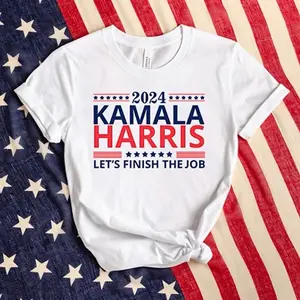 Kamala Harris let’s finish the job shirt.